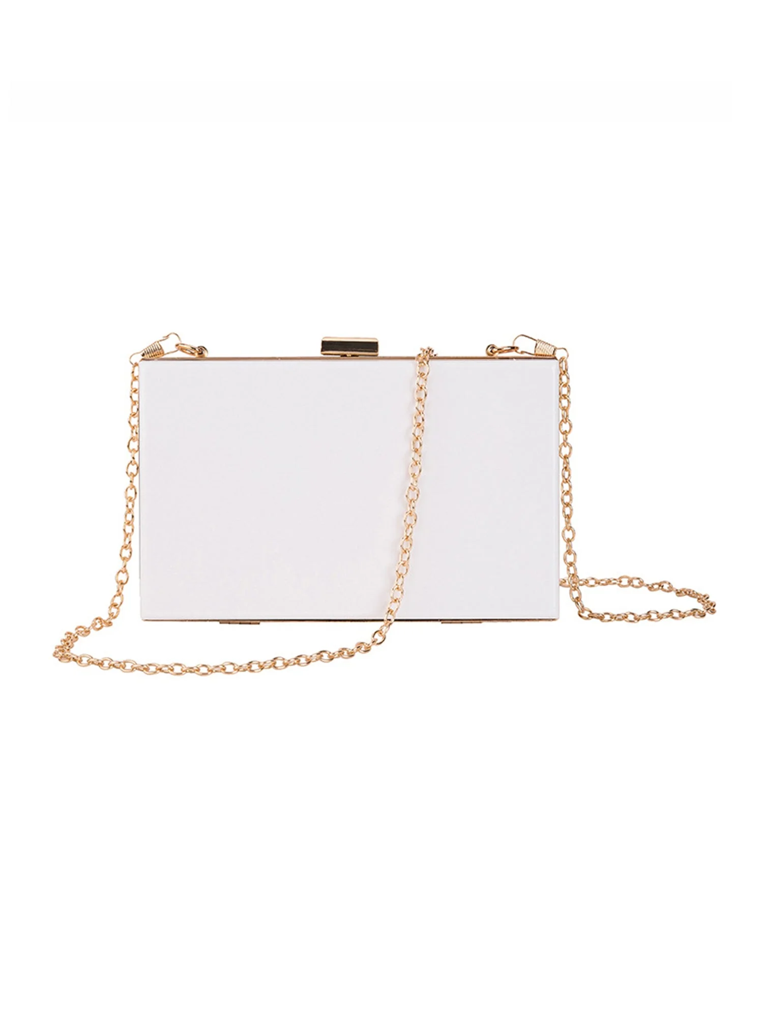 Weiße Acryl-Abendtasche - Image 5